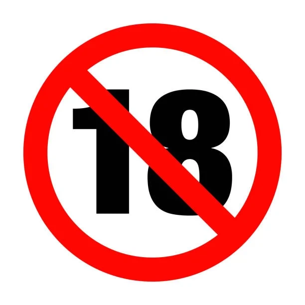 18岁以上年龄限制标识
